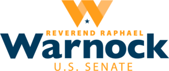 Reverend Raphael Warnock for U.S. Senate logo